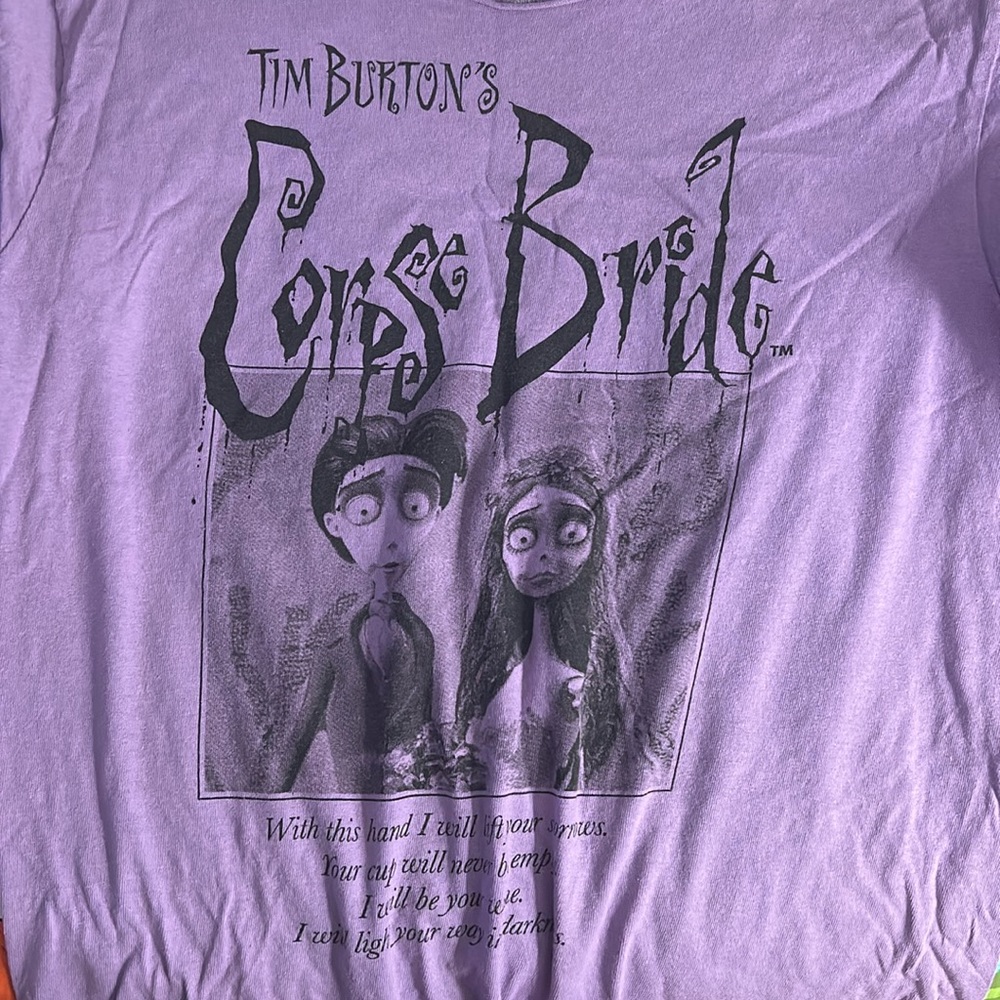 Corpse bride tee shirt